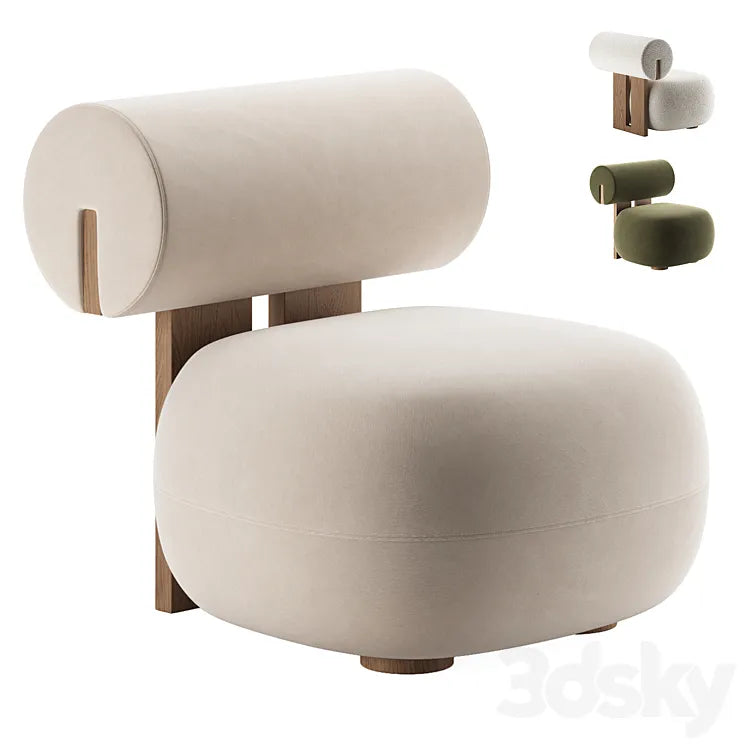 HIPPO | Lounge Chair by Norr11 3DSMAX Model