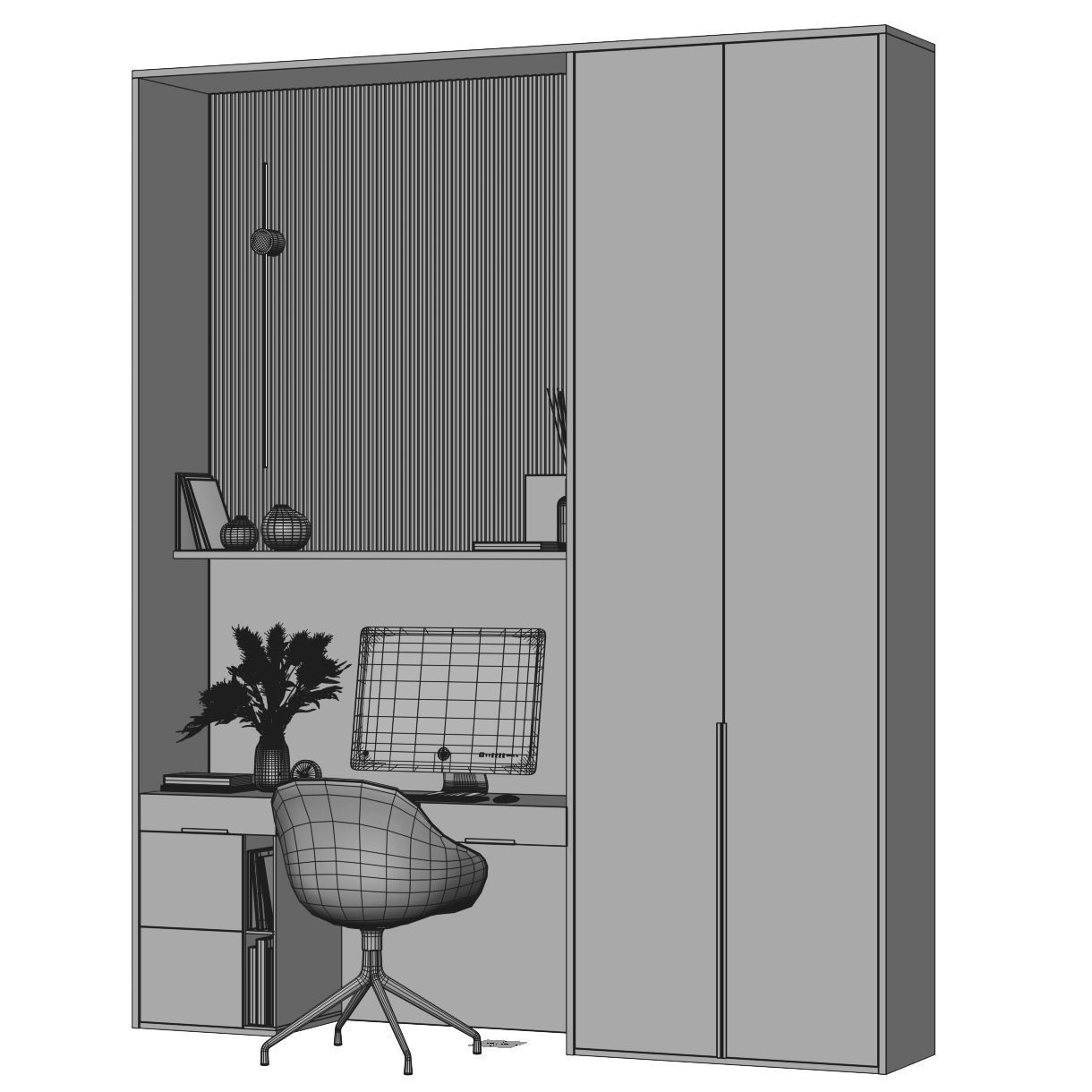Home Office 3D model
