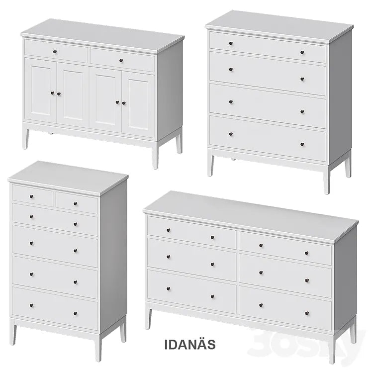 IDANÄS IKEA Chest of drawers 3DSMAX Model