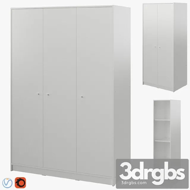 Ikea kleppstad 3D Model Free