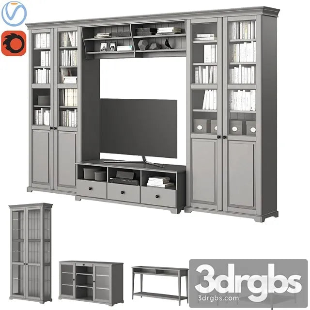 Ikea liatorp furniture 3D Model Free