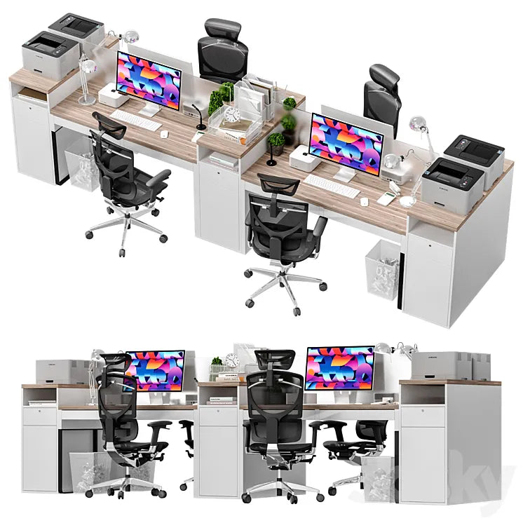 IKEA - Office workplace - Office workplace 8 3DSMAX Model