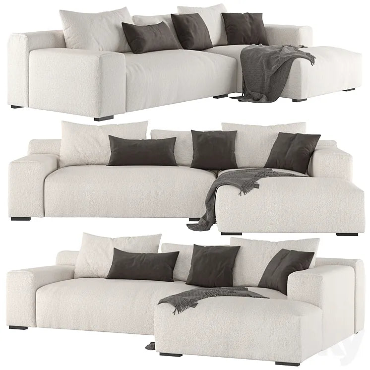 Imola Sectional Sofa 3DSMAX Model