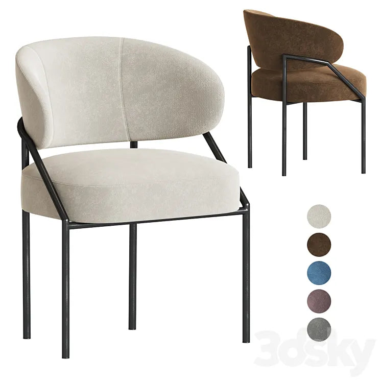 Isetta Dining Chair Meridiani 3DSMAX Model