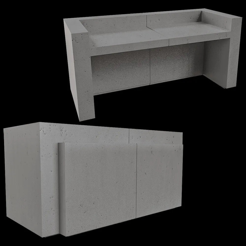 Isomi - Desk Volume 3ds Max