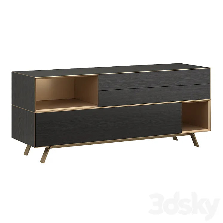 Italian horizontal dresser Domino In from SanGiamo 3DSMAX Model