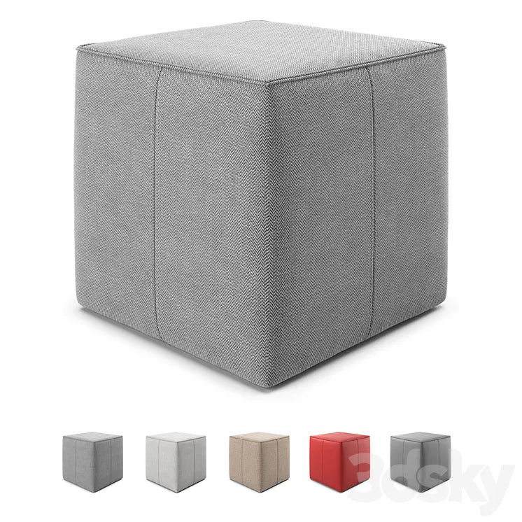 Italian pouf Uchi by Bontempi Casa 3DSMAX Model