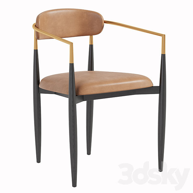 Jagger Dining Arm Chair 3ds Max