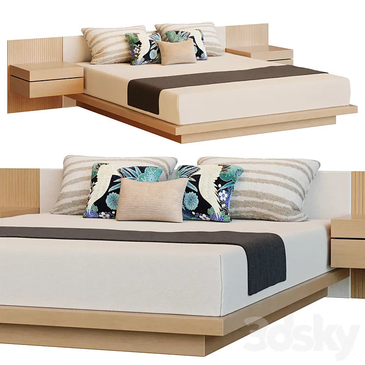 Japanese Bed 3DSMAX Model