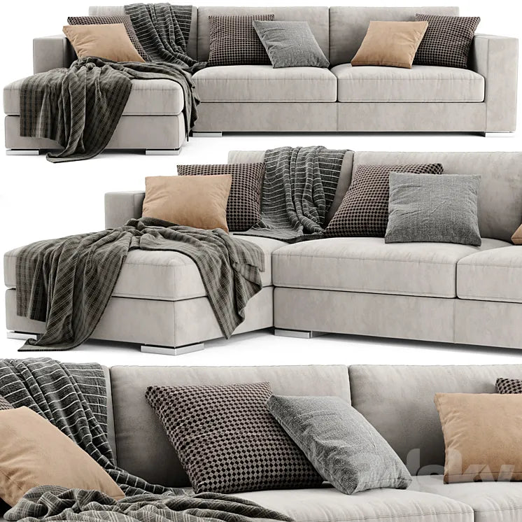 Jesse Alfred Chaise Longue Sofa 3DSMAX Model