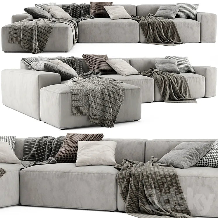 Jesse Daniel Chaise Longue Sofa 3DSMAX Model