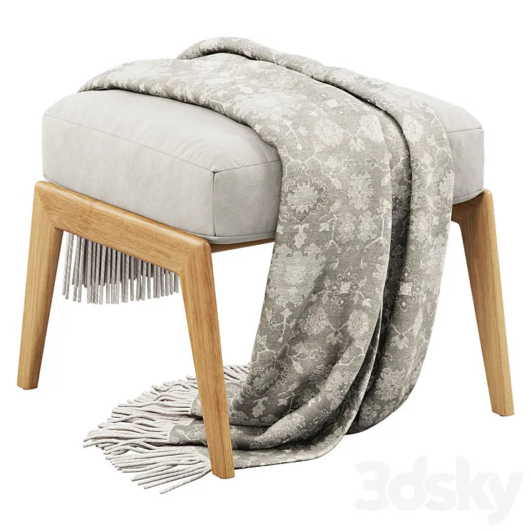 Joybird Soto Ottoman (2 options) 3DSMAX Model