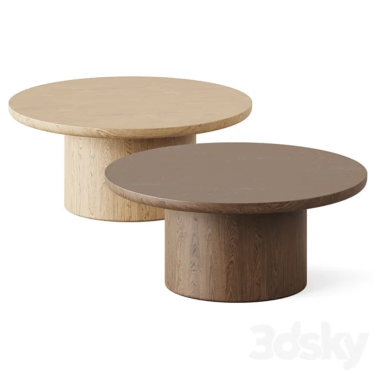 Justice Oak Coffee Table by CB2 3DSMAX Model