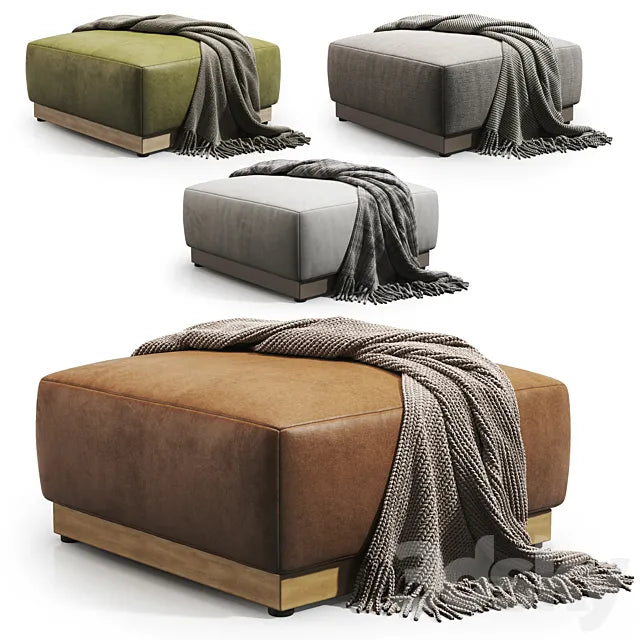 Karimoku N-S02 Modular Fabric Pouf 3ds Max