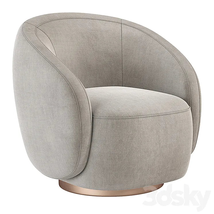 Kelly Wearstler Wetherly Swivel Chair 3DSMAX Model