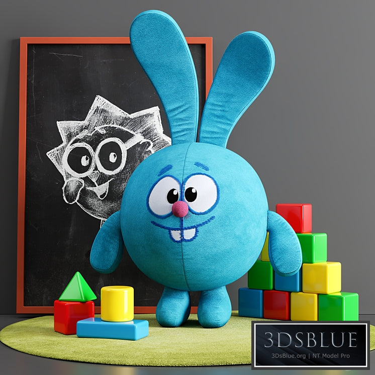 Kids toys set 3DS Max