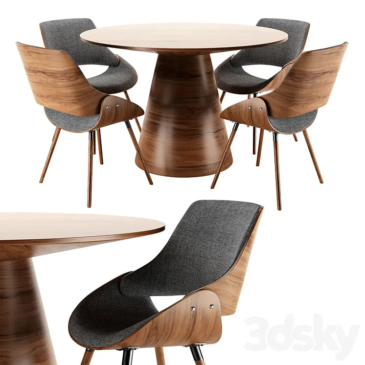 Kiss Chair and Gary Table 3DSMAX Model