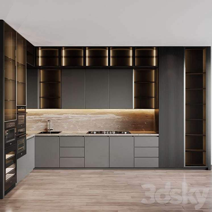 kitchen modern 43 3DS Max Model