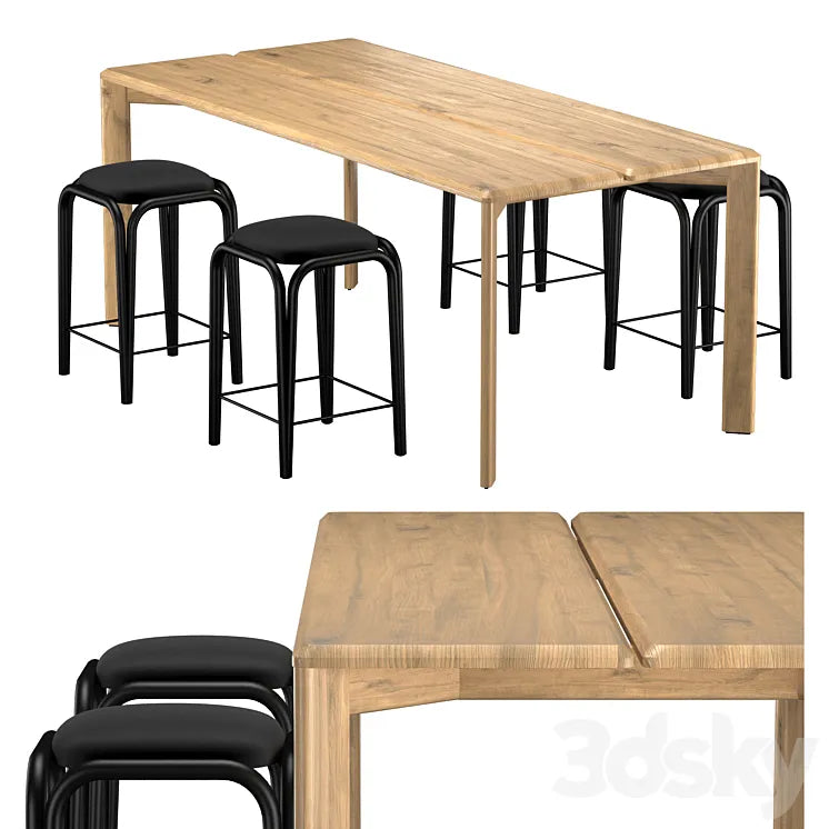 Kotai dining table 3DSMAX Model