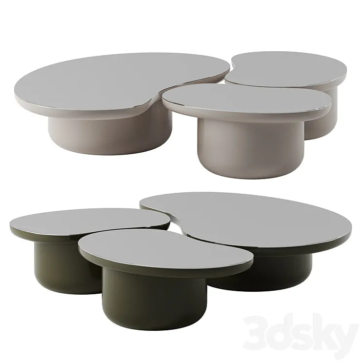 Laghi Coffee Tables by Secolo 3DSMAX Model