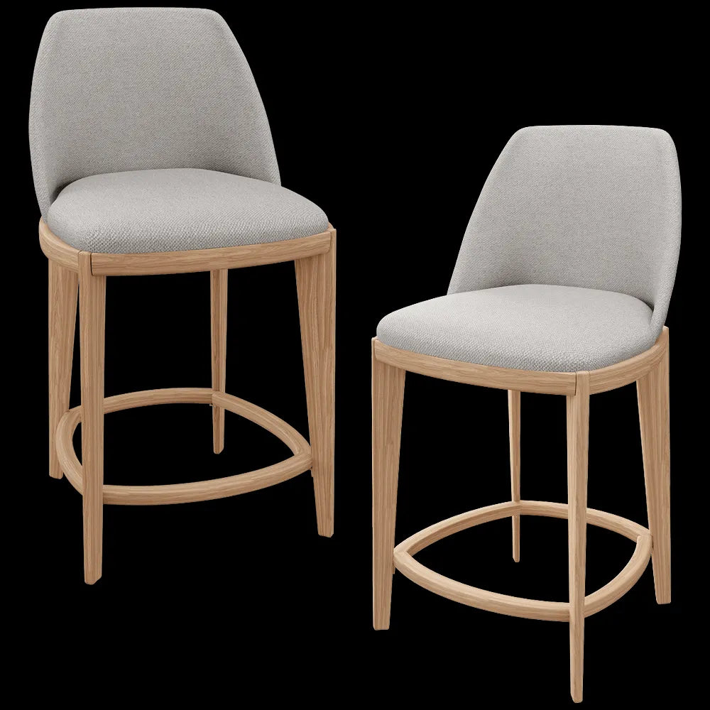 Lagom - Half-bar stool Fin Grey 3ds Max