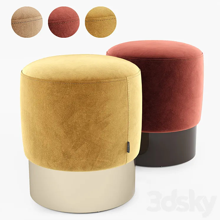 Laskasas ISAAC Pouf 3DSMAX Model