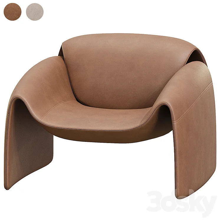 Le Club Armchair By Poliform 3DSMAX Model