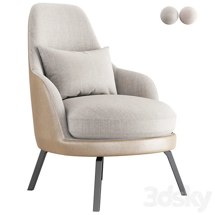 Le Comfort Air armchair 3DSMAX Model