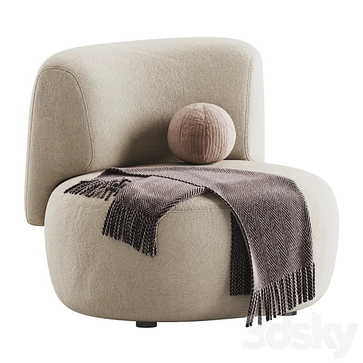 Lek Lounge Armchair 3DSMAX Model