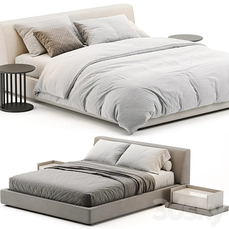 Lema Solftland Bed 3DSMAX Model