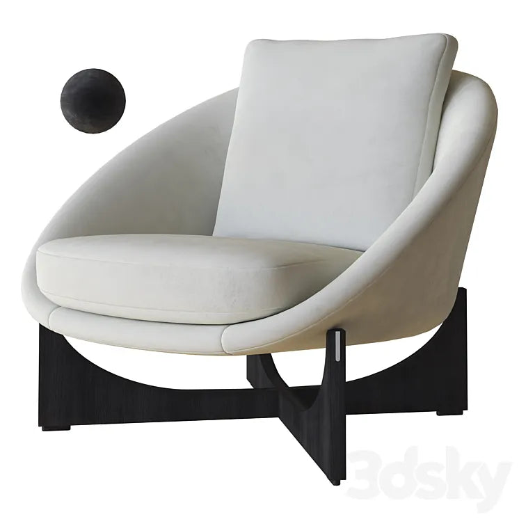 lido armchair minotti 3DSMAX Model
