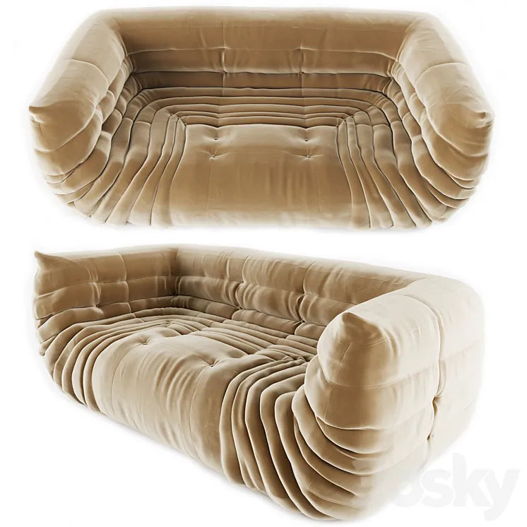 Ligne Roset. Togo medium settee 3DSMAX Model