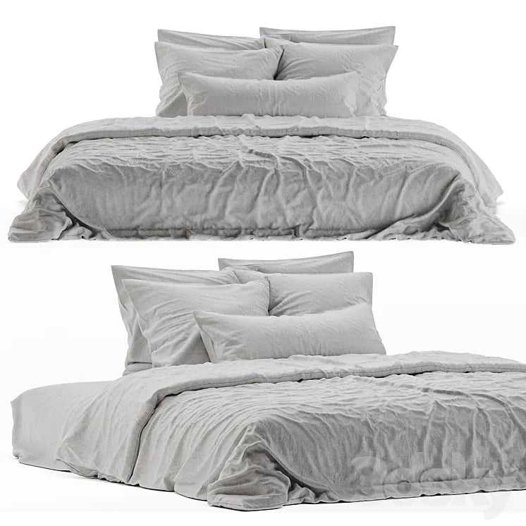 linen bedding 5 3DSMAX Model