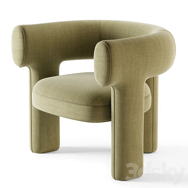 Litho Dining Armchair 3DSMAX Model