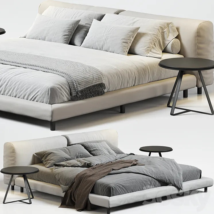 Living Divani Softwall Bed 3DSMAX Model