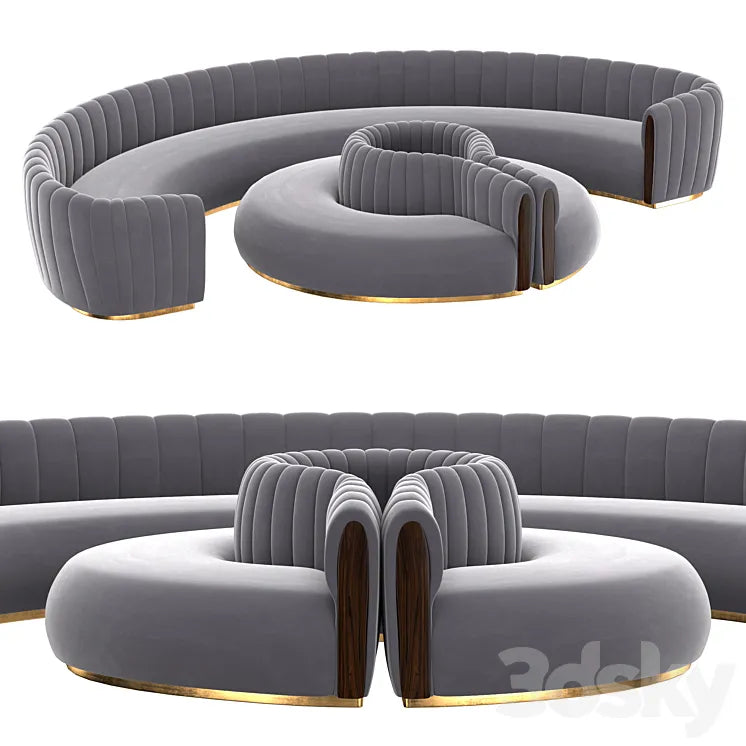 Lobby sofa Co 3DSMAX Model