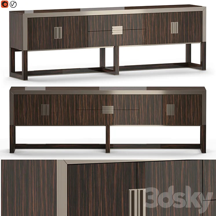 Longhi Aemad Sideboard 01 3DSMAX Model