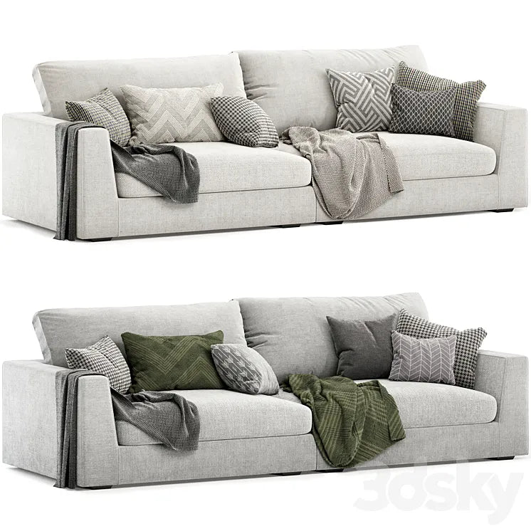 lottie 3 seat sofa 3DSMAX Model