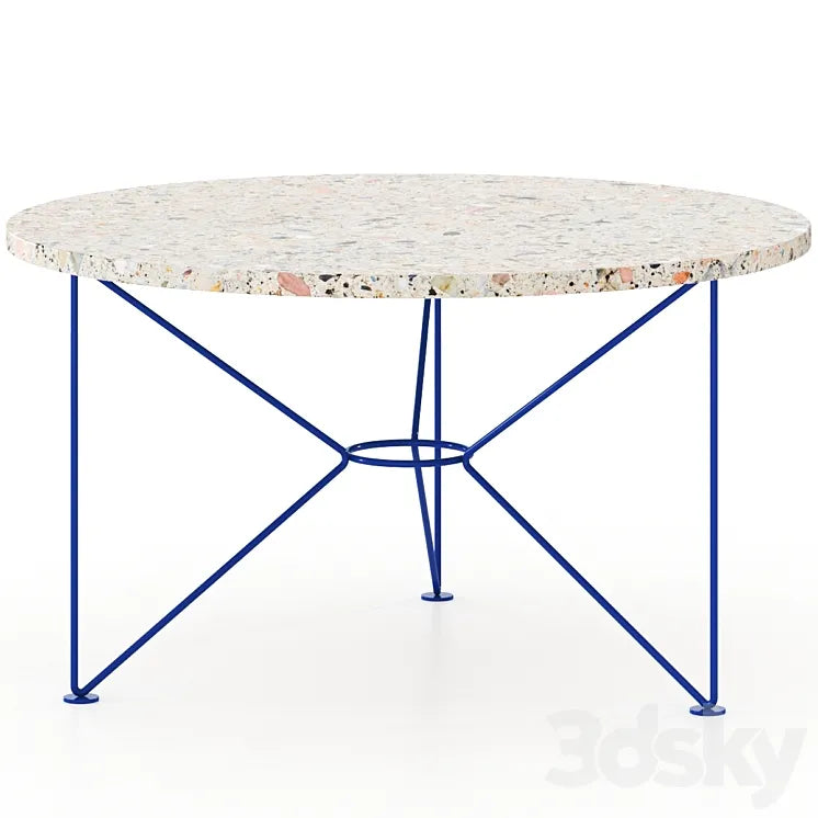 Low Ocean Terrazzo by Acapulco Design Table 3DSMAX Model