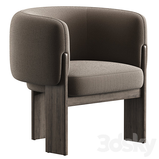 Lucca Dining Chair 3ds Max