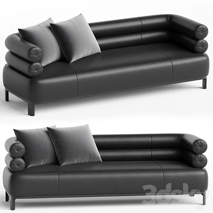 Lucy Leather Sofa 3DSMAX Model