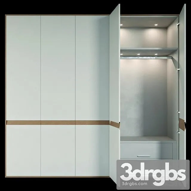 Lunis Wardrobe by Hulsta 3D Model Free