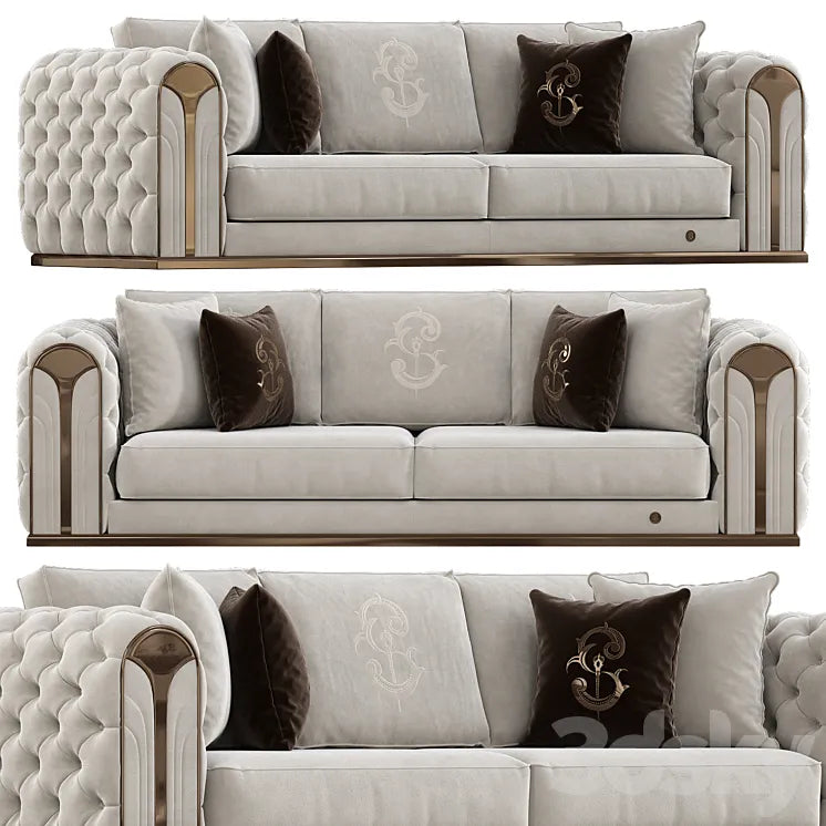 Luxury Italy Sassuolo Sofa 3DSMAX Model
