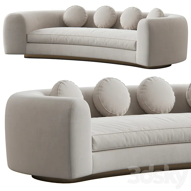 Mahdavi Jelly Pea Sofa 3DSMAX Model