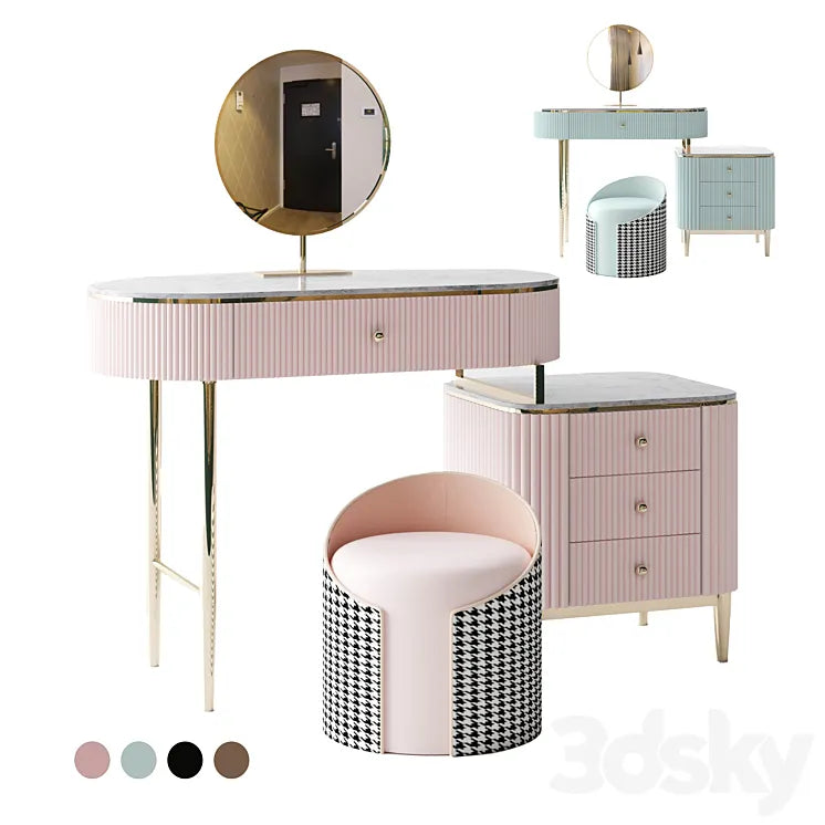 Makeup Vanity Set 3DSMAX Model