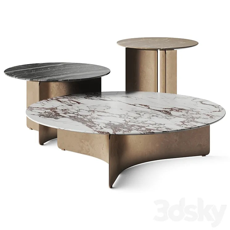 Marelli Wave Coffee Tables 3DSMAX Model