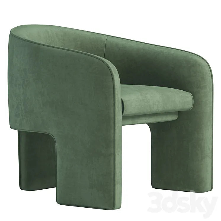 Marla Chair Cognac 3DSMAX Model