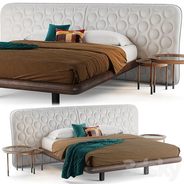 Marlon bed with different back 3DSMAX Model