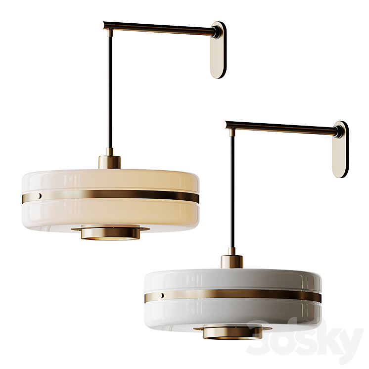 Masina Wall Lamp by Bert Frank 3DS Max Model