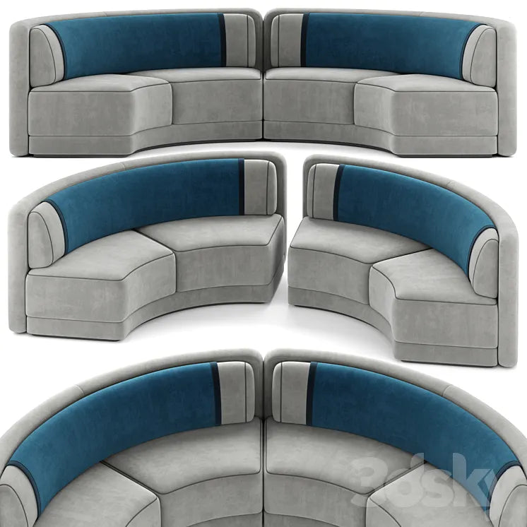 MD Round Sofa 003 3DSMAX Model